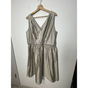 Gold Shimmer Loft Size Women’s 18 Dress